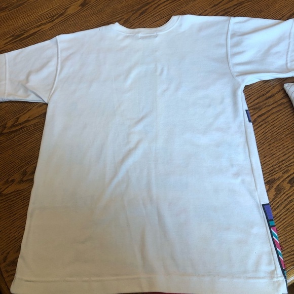 Vintage 90s France Scene Tee Shirt Rhinestones - Picture 7 of 9